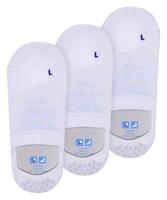 FALKE 3-paar unisex Footies die niet afzakken - Cool Kick - Kousenvoetjes voor dames en heren - Sokken in loafers - Anti-slip - thumbnail