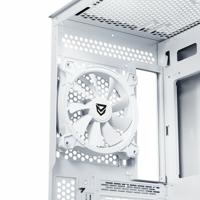 ATX Semi-toren BehuizingNfortec Nervia ARGB Wit - thumbnail