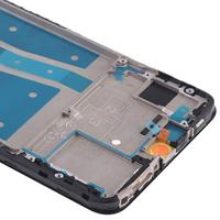 Front behuizing LCD frame bezel plaat voor Huawei P Smart + (2019) (zwart) - thumbnail