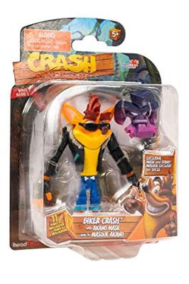 Crash Bandicoot - Biker Crash With Akano Mask Figure