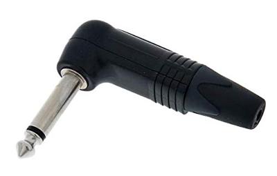 Neutrik NP2RX-BAG Mono jack kabeldeel haaks zwart