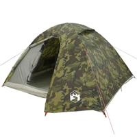 VidaXL Koepeltent 4-persoons waterdicht camouflage - thumbnail