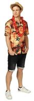 Tropische Hawaii shirt orange - thumbnail