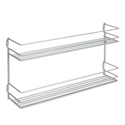 Metaltex space saver smart kitchen pepito kruidenrek 2 etages 36x8x19 cm zilver Metaltex space saver smart kitchen pepito kruidenrek 2 etages 36x8x19 cm zilver