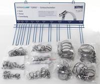 Ad slangklem assortiment hose clamps sort 100pcs sort 9mm 8-80 - thumbnail
