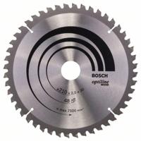 Bosch Accessoires Cirkelzaagblad Optiline Wood 210 x 30 x 2,0 mm, 48 1st - 2608640430 - thumbnail