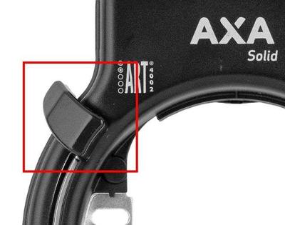 Slotknop Axa Solid - zwart
