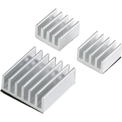 TRU COMPONENTS PCooler Koellichaamset Geschikt voor serie: Raspberry Pi®, Banana Pi Zilver TRU COMPONENTS PCooler Koellichaamset Geschikt voor serie: Raspberry Pi®, Banana Pi Zilver