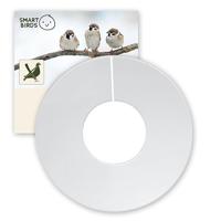 Swissinno Großvogel-Abwehr Ring für Vogelfutter Silos Davos und Lucerne Bescherming voor voedersilo tegen grote vogels Zilver 1 stuk(s) 1 860 001K - thumbnail