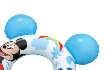 Bestway Disney Mickey Mouse Vlotter Met Oren 74x76 cm +3 tot 6 Jaar Zwembad en Strand 09109 - thumbnail