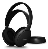Philips SHC5200M2 Wireless TV Headphones met 30 uur afspeeltijd, 30 m bereik, digitale 2,4G-verbinding, Over-Ear Comfort Fit, vervangbare batterij, helder digitaal geluid – Zwart - thumbnail