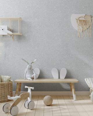 Dutch Wallcoverings Klara & Tove - Landskapsdjur Light Green - Lichtgroen