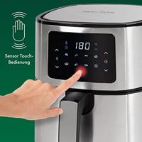 Profi Cook PC-FR 1239 H Airfryer 5.5 l RVS, Zwart - thumbnail