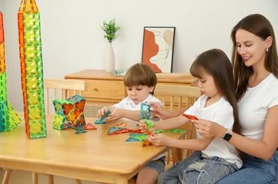Oku Geomag magnetic tiles gems 16 delig