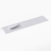 MONDIAZ EDEN Cale solid surface inleg wastafel voor toiletmeubel 100cm. Positie wasbak links - thumbnail