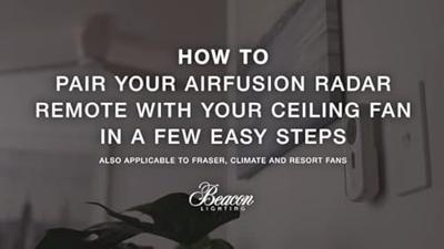 Beacon Houten plafondventilatorAirfusion Radar Ø 132cm - 212883