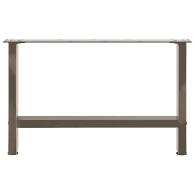 Salontafelpoten 2 st 70x(42-43) cm staal naturel