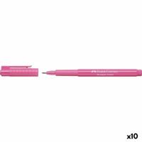 Permanente markeerstift Faber-Castell Broadpen Pastel Roze (10 Stuks) - thumbnail