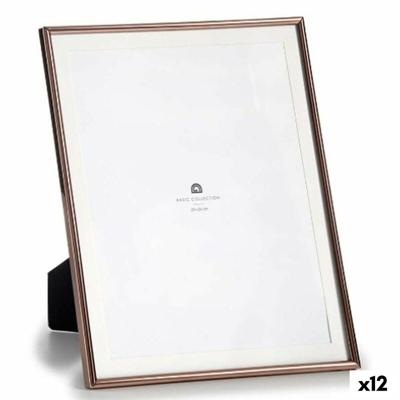 Fotolijsten Koper Kristal Staal 23 x 28 x 15 cm (12 Stuks)