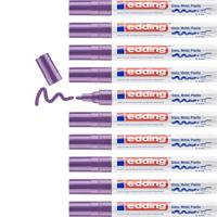 Permanente markeerstift Edding Paars 2-4 mm (10 Stuks) - thumbnail