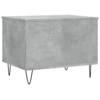 Salontafel 60x44,5x45 cm bewerkt hout betongrijs - thumbnail