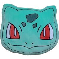 Premium 3D Kussen - POKEMON - Bulbasaur Gezicht - Microvezel - 40 cm - thumbnail
