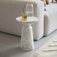 Kave Home Bijzettafel 'Kesbury' Marmerlook, 33cm - thumbnail