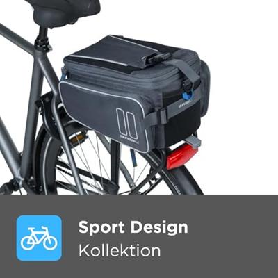 Basil sport design trunkbag mik - grijs - fietsrugzak - unisex - sportief - 7-15l - thumbnail