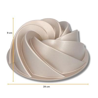 Birkmann Tulband / Bakvorm - Contoura Novel - Gietaluminium - ø 23 cm
