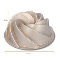 Birkmann Tulband / Bakvorm - Contoura Novel - Gietaluminium - ø 23 cm - thumbnail