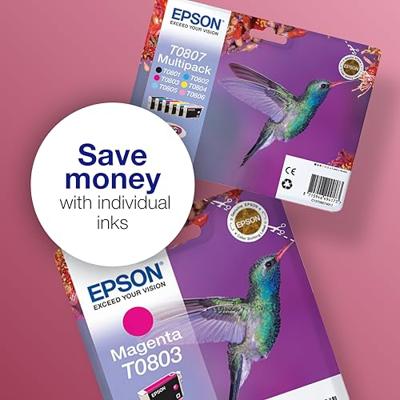 Epson T0805 Colibri inktcartridge licht cyaan