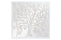 Decoratieve figuren DKD Home Decor Boomstructuur Kristal Hout MDF (120 x 3.5 x 120 cm) - thumbnail