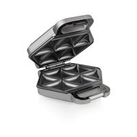 Princess Snack-Maker Tosti-apparaat Anti-aanbaklaag, BPA-vrij, Oververhittingsbeveiliging Zilver - thumbnail