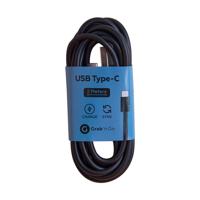 GrabNGo Gng Laad/datakabel Usb-c 2m Zw - thumbnail