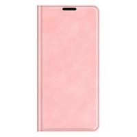 Casecentive Magnetische Leren Wallet case iPhone 13 Pro Max roze - thumbnail