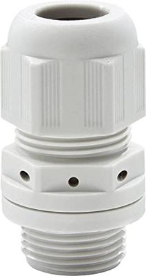 Wiska 10100666 Wartel Slagvast, Met trekontlasting, Met dichting M25 Polyamide Grijs-wit (RAL 7035) 1 stuk(s)