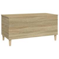 Salontafel 90x44,5x45 cm bewerkt hout sonoma eikenkleurig - thumbnail