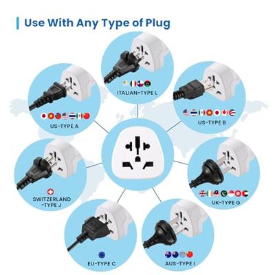 Universele Reisadapter Ewent EW1480 Wit