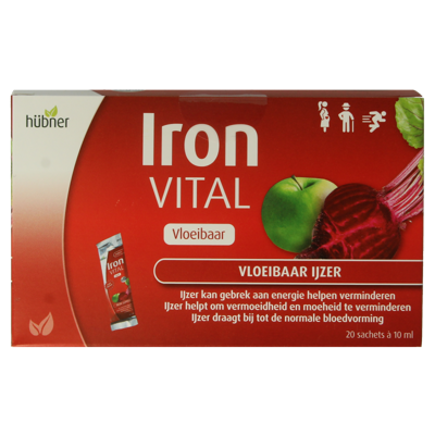 Hubner Iron Vital F Vloeibaar Ijzer Sachet Hubner Iron Vital F Vloeibaar Ijzer Sachet