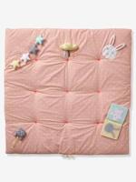 Soepel speeltapijt Sweet fun roze met print - thumbnail