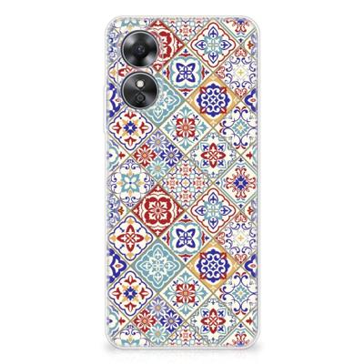 OPPO A17 | TPU | Siliconen hoesje | Tiles Color OPPO A17 | TPU | Siliconen hoesje | Tiles Color
