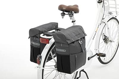 New Vigo double - sportieve dubbele fietstas, zwart