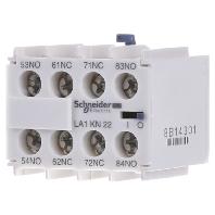 Schneider Electric LA1KN22 Hulpschakelblok 2x NC, 2x NO 690 W 690 V 10 A 1 stuk(s) Schneider Electric LA1KN22 Hulpschakelblok 2x NC, 2x NO 690 W 690 V 10 A 1 stuk(s)