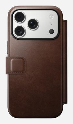 Nomad Modern Leather Folio case iPad Pro 13 inch (2024/M4) Zwart