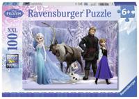 Ravensburger disney frozen: in het rijk van de sneeuwkoningin, 100st. - thumbnail