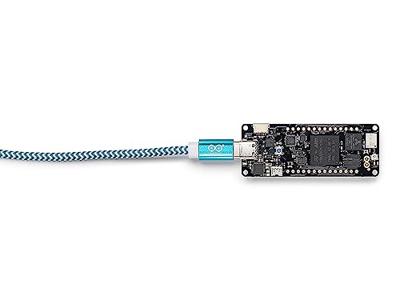 Arduino TPX00094 USB-C-kabel Arduino [1x USB-C - 2x USB-C, USB-A] 1 m Wit, Turquoise