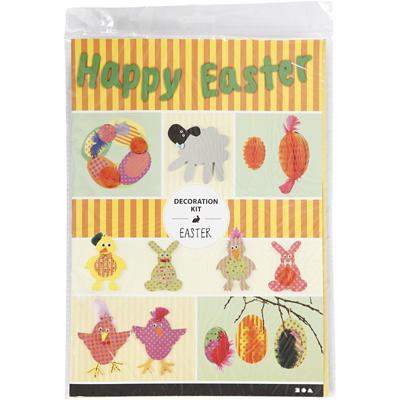 Creativ Company Diy knippakket, sterke kleuren, 1 doos Creativ Company Diy knippakket, sterke kleuren, 1 doos