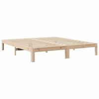 Bedframe zonder matras massief grenenhout 180x200 cm - thumbnail