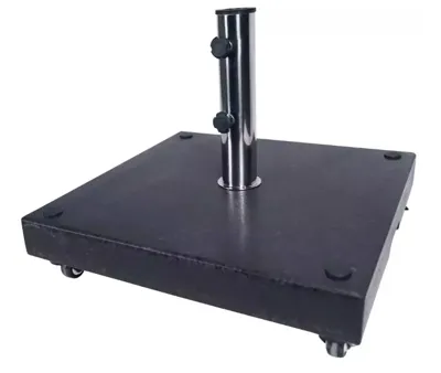 Parasolvoet 60kg incl.wieltjes