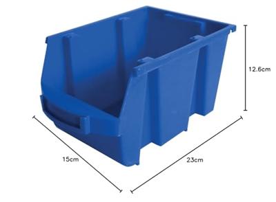 VISO SPACY3B Zichtbak (b x h x d) 150 x 126 x 235 mm Blauw 1 stuk(s)